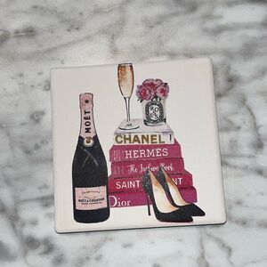 AMANDA GREENWOOD NWT SET OF FOUR COASTERS